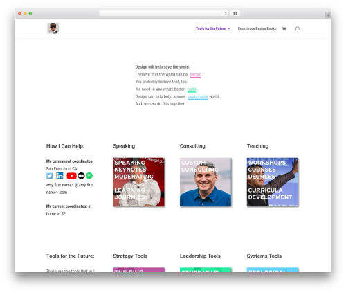 WP theme Divi - nathan.com
