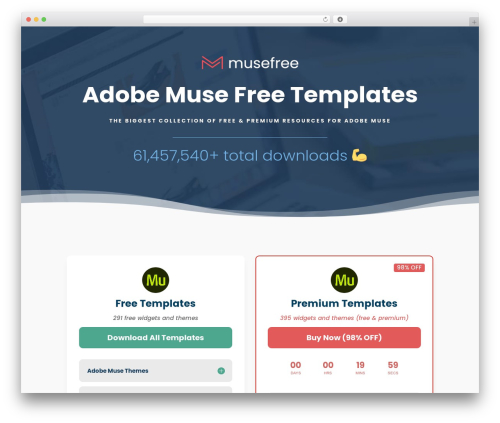 WP theme Divi - musefree.com