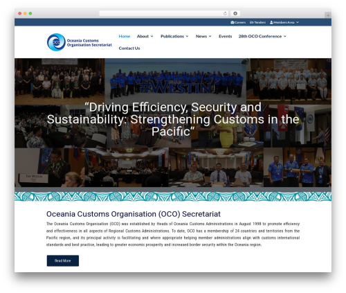 WP theme Divi - ocosec.org