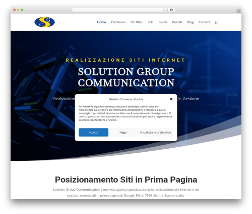 WP theme Divi - solutiongroupcommunication.com
