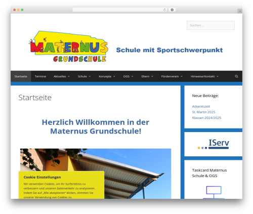 WP theme GeneratePress - maternus-schule.de