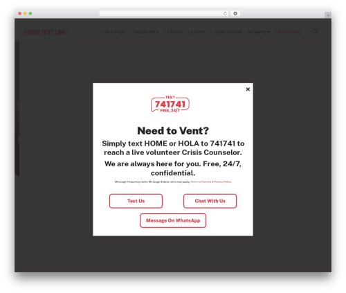 Elementor Website Builder (elementor) free WordPress plugin - crisistextline.org