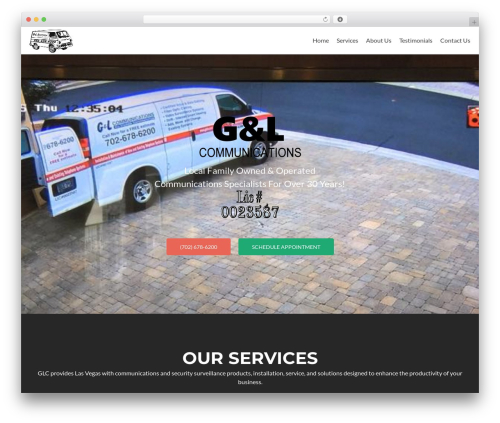 Zerif PRO WordPress website theme - glclv.com