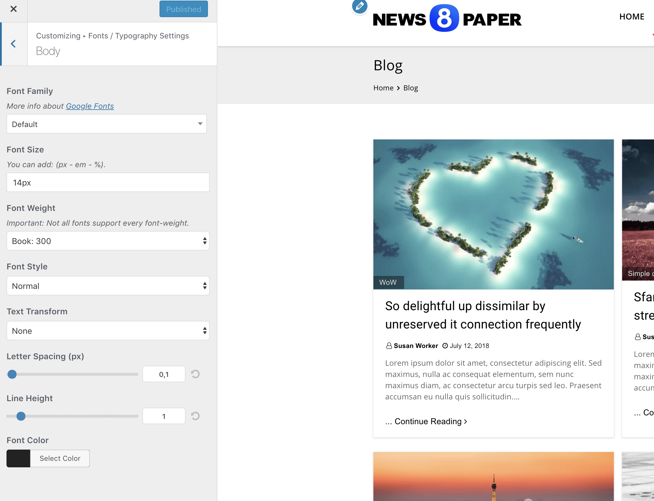 OrionWP Free WordPress Theme